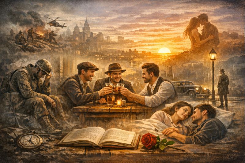 E. M. Remarko romano „Trys draugai“ aktualumas šiandien karo pasekmės, draugystė, meilė ir gyvenimo prasmės paieškos