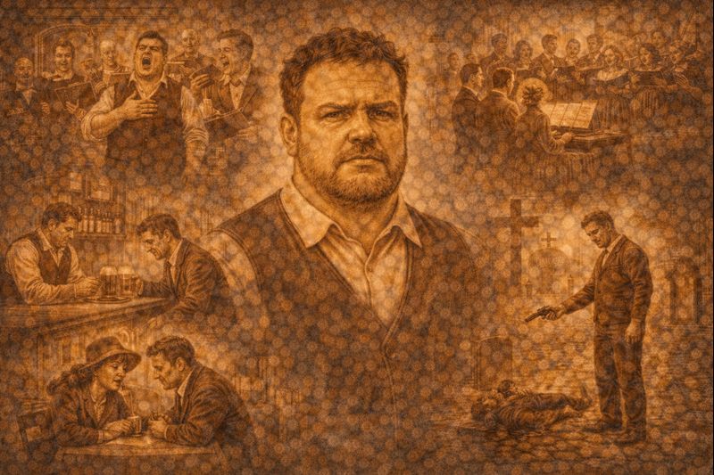 Trys draugai knygos aprašymas – Alfonso portretas aludės savininkas, chorų mylėtojas ir keršto vedamas draugas