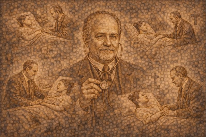 Trys draugai knygos aprašymas  – Felikso Žafės portretas gydytojas, užuojauta ir tylus sielvartas