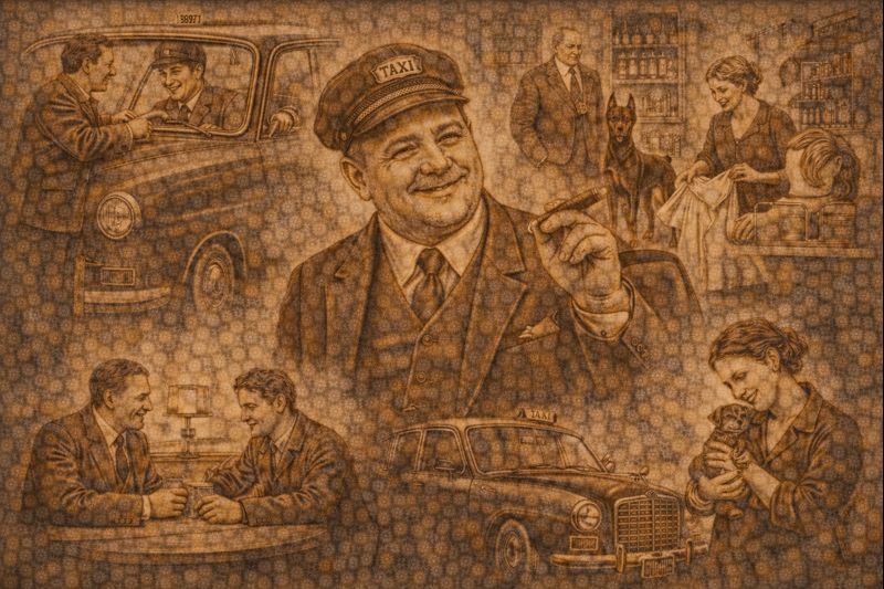 Trys draugai knygos aprašymas – Gustavo portretas taksistas, patogus gyvenimas ir lengvas požiūris į įsipareigojimus