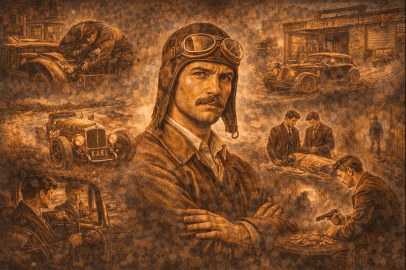 Trys draugai knygos aprašymas – Oto Kėsterio portretas lenktynininkas, mechanikas ir ištikimas draugas