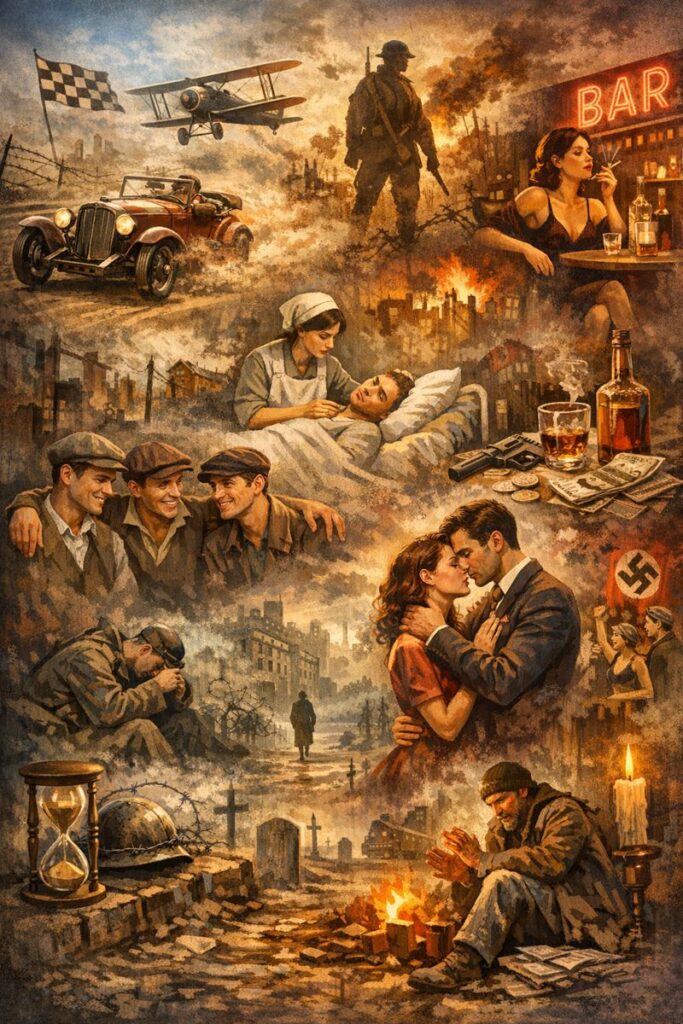 Trys draugai knygos aprašymas – pagrindinės romano temos draugystė, meilė, karas, netektis ir žmogaus dvasios atsparumas