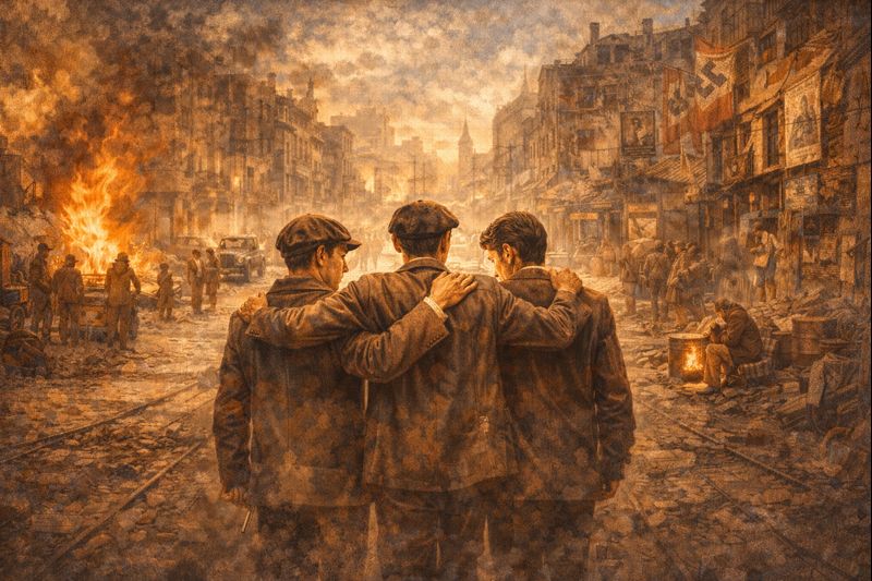 Trys draugai knygos aprašymas – pagrindinis romano tikslas trijų karo draugų kelias ieškant prasmės pokario chaose