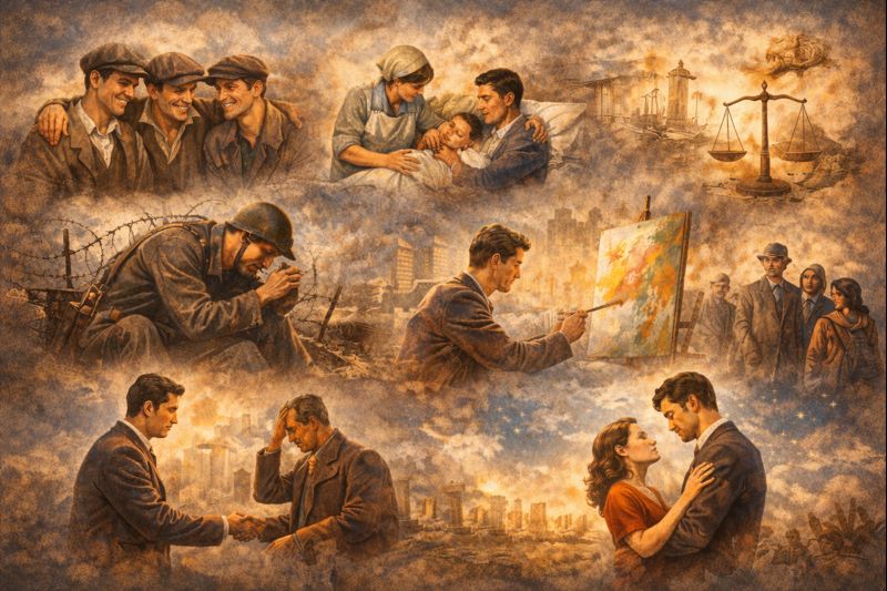 Trys draugai knygos aprašymas – romano vertybės draugystė, empatija, atkaklumas, kūrybiškumas, sąžiningumas ir viltis