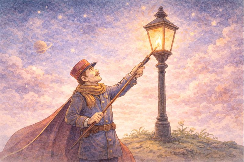 Mažasis princas veikėjai - Žibintininkas