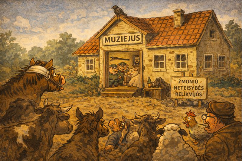 Fermerio Džonso namas paverstas muziejumi – knygos „Gyvulių ūkis“ siužetas