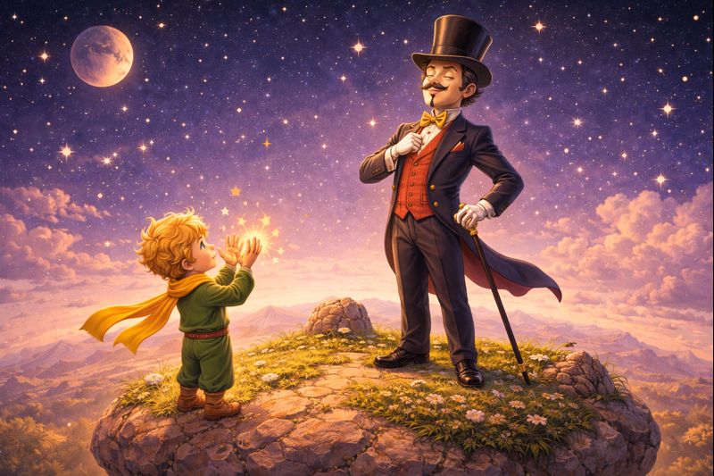 Garbėtroška – simbolinis knygos „Mažasis princas“ veikėjas, reikalaujantis pagyrimų