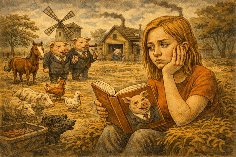 Gyvulių ūkis - kam knyga gali nepatikti