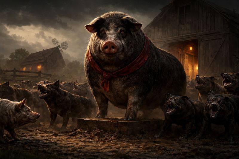 Gyvulių ūkis veikėjai - Napoleonas