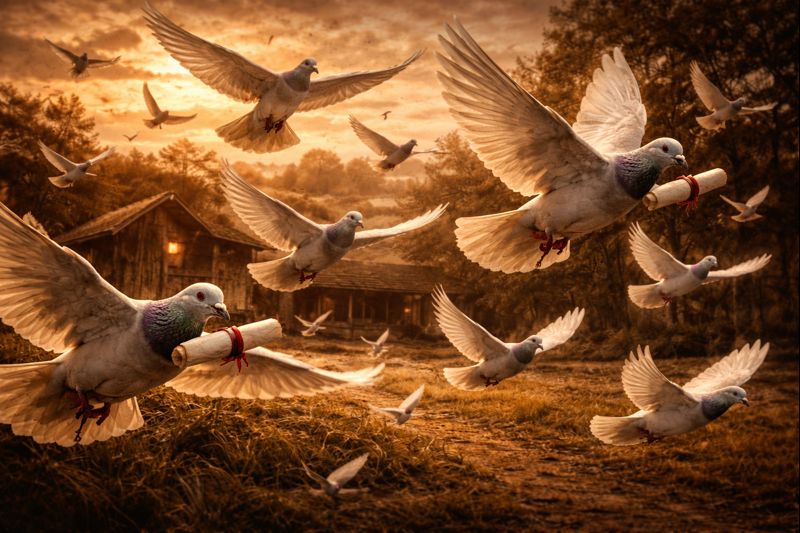 Gyvulių ūkis veikėjai - balandžiai