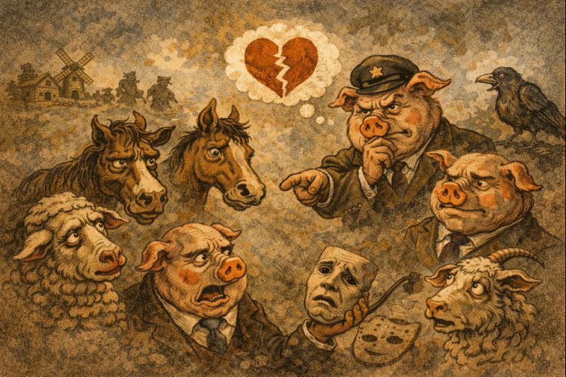 Knygos „Gyvulių ūkis“ silpnosios pusės – alegorijos ribotumai ir supaprastinti veikėjai