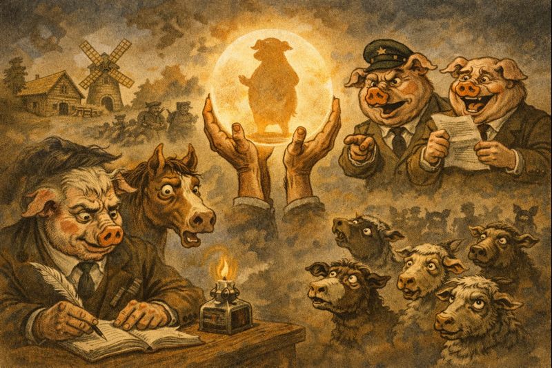 Knygos „Gyvulių ūkis“ stipriosios pusės – alegorinė forma, aiški žinutė ir aktualumas