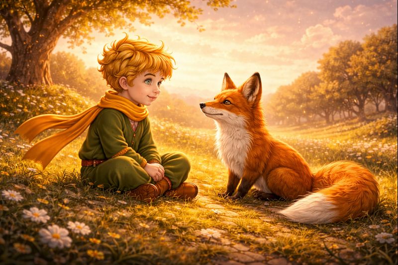 Lapė – simbolinis knygos „Mažasis princas“ veikėjas, mokantis draugystės ir ryšio