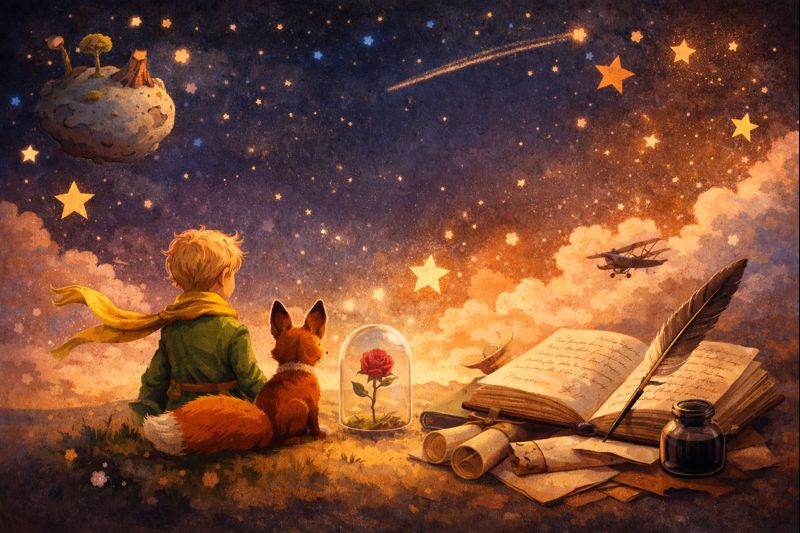 Mažasis princas citatos apie draugystę, meilę, atsakomybę ir gyvenimo prasmę