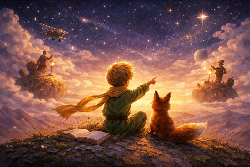 Mažasis princas kaip filosofinė alegorija – pasakos forma perteikiamos egzistencinės idėjos