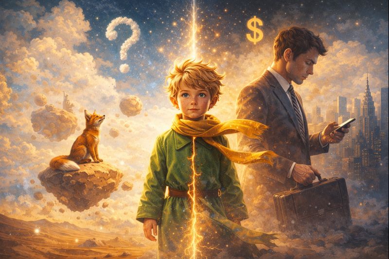 Mažasis princas kaip simbolis – vaiko ir suaugusiojo pasaulių sandūra