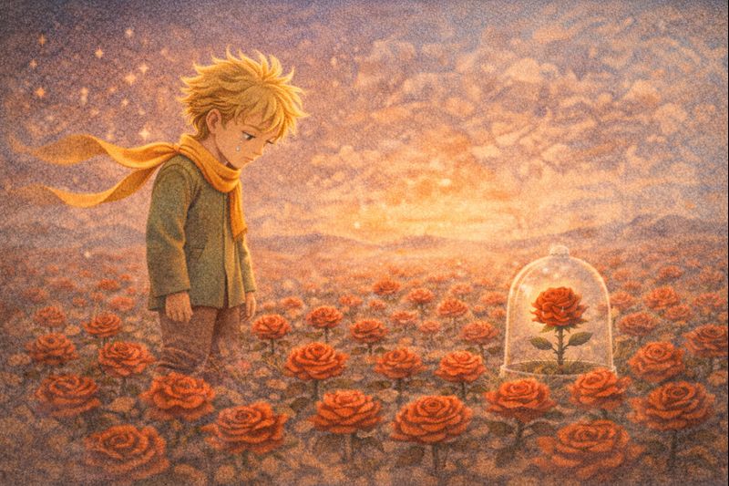 Mažasis princas rožių lauke – tūkstančiai rožių ir viena svarbiausia, ryšio ir pasirinkimo simbolis