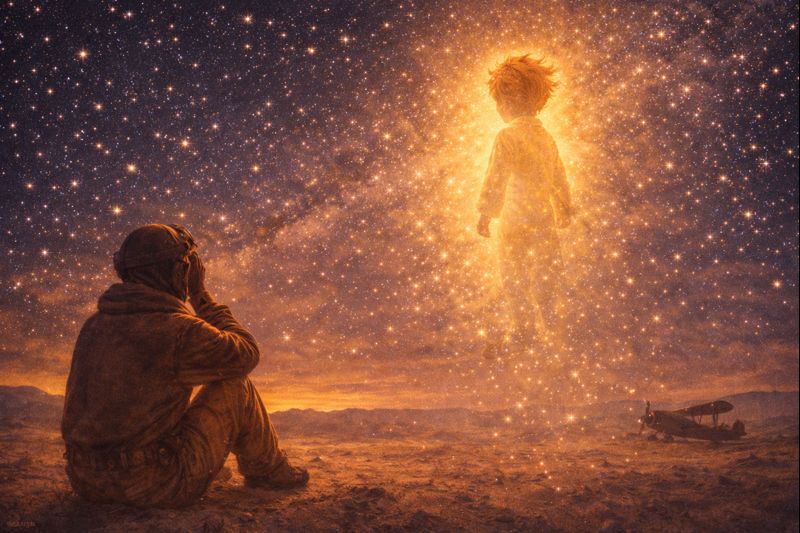 Mažojo princo pabaiga kaip dvasinis virsmas – nematomas perėjimas į kitą būties lygmenį