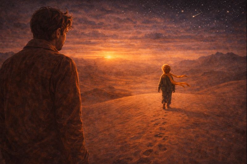 Mažojo princo pabaigos prasmė – išėjimas, mirtis ar sugrįžimas namo Saint-Exupéry kūryboje