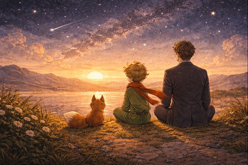 Skirtingas pasaulio matymas knygoje „Mažasis princas“ – vaiko ir suaugusiojo pasaulėžiūrų nutolimas ir tylus praradimas