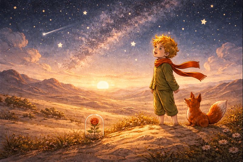 Vaikiškas pasaulio matymas knygoje „Mažasis princas“ – gebėjimas stebėtis, matyti paprastų dalykų prasmę ir kelti klausimus