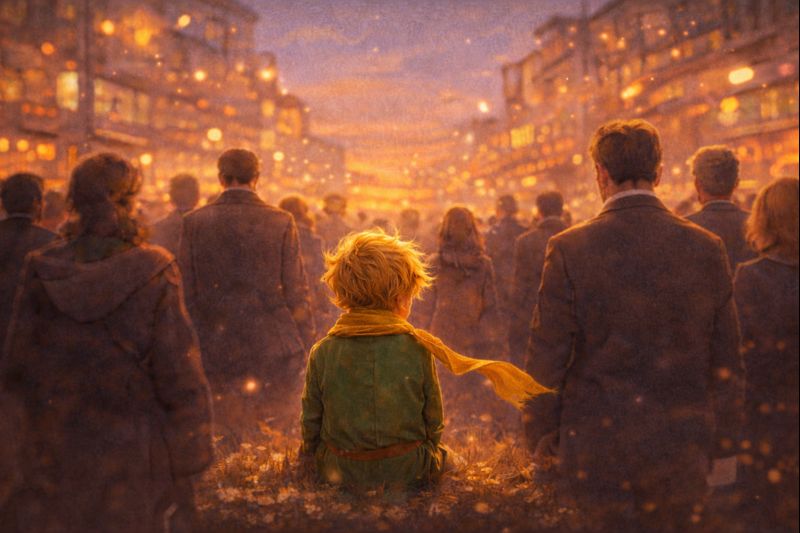 Mažasis princas citatos - Žmonės labai vieniši, net ir būdami minioje