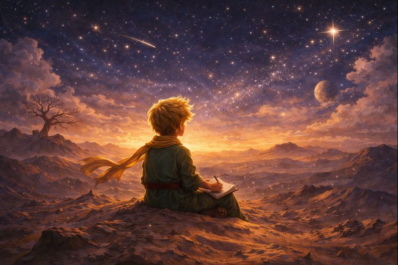 „Mažasis princas“ ir egzistencializmo idėjos – vienatvė, prasmės paieškos ir vidinė kelionė