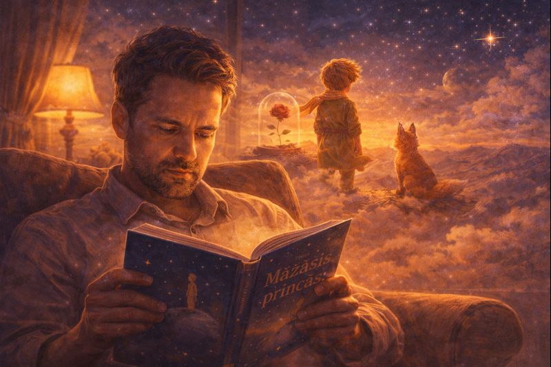 „Mažasis princas“ suaugusiam skaitytojui – filosofinė savistaba ir vidinė branda