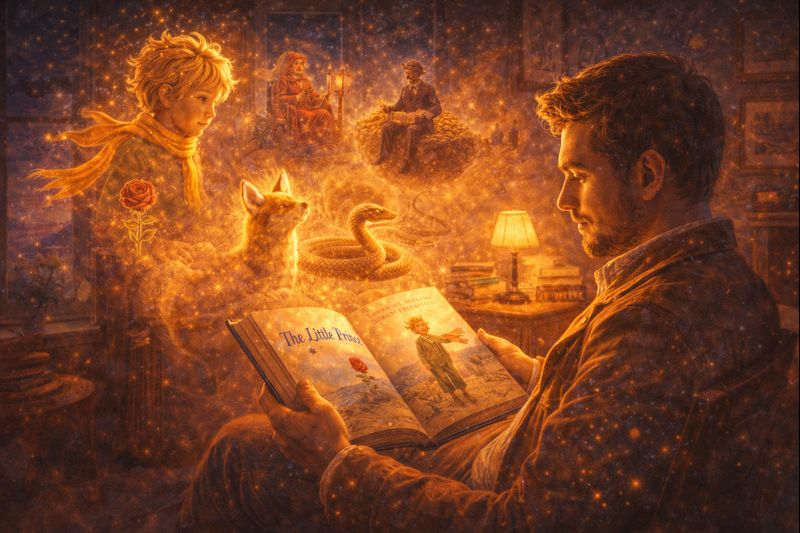 „Mažojo princo“ simboliai suaugusiam skaitytojui – brandos, ryšio ir savęs pažinimo prasmė