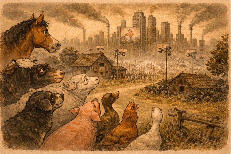 Gyvulizmas šiandienos pasaulyje – „Gyvulių ūkio“ ideologijos mechanizmai šiuolaikinėje visuomenėje