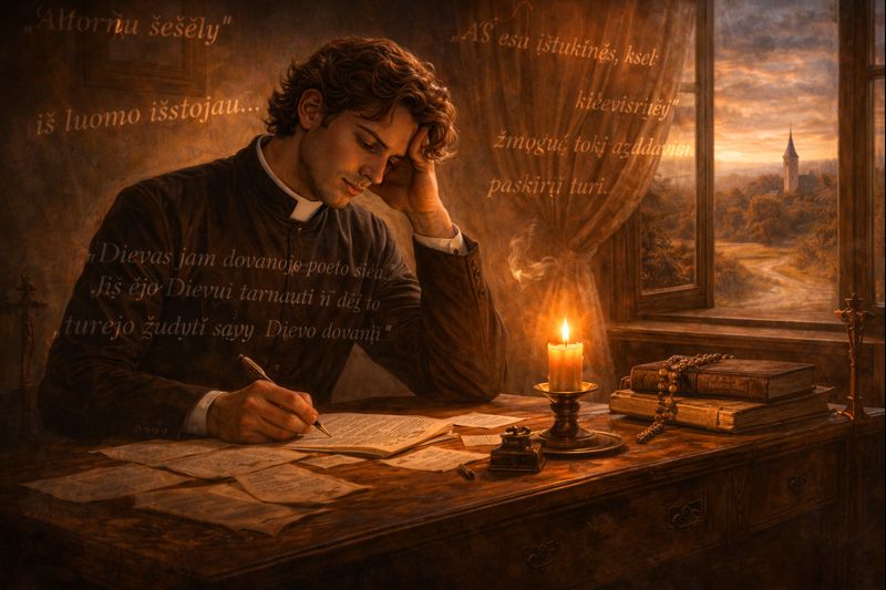 Įsimintiniausios knygos „Altorių šešėly“ citatos – Liudo Vasario vidinė drama ir dvasiniai apmąstymai