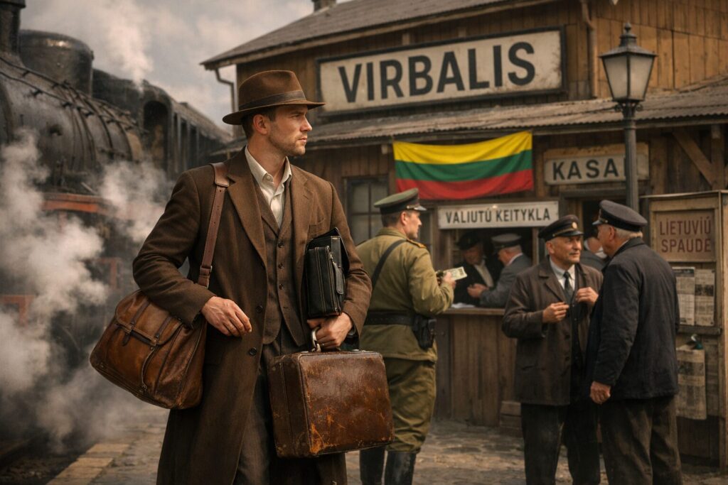 "Altorių šešėly" santrauka. Liudas Vasaris grįžta į Lietuvą Virbalio stotyje po dešimties metų – romano „Altorių šešėly“ siužeto scena