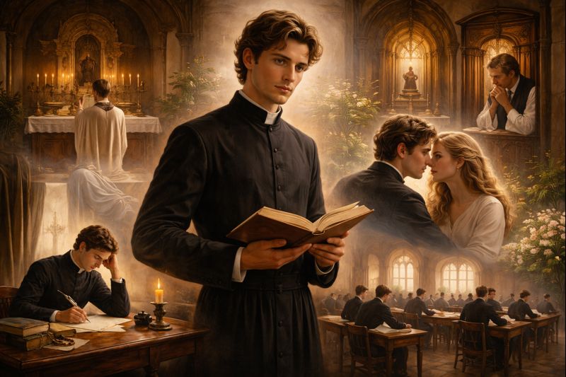 Pagrindinės temos knygoje „Altorių šešėly“ – kunigystė, tikėjimas, kūryba ir Liudo Vasario vidinis konfliktas