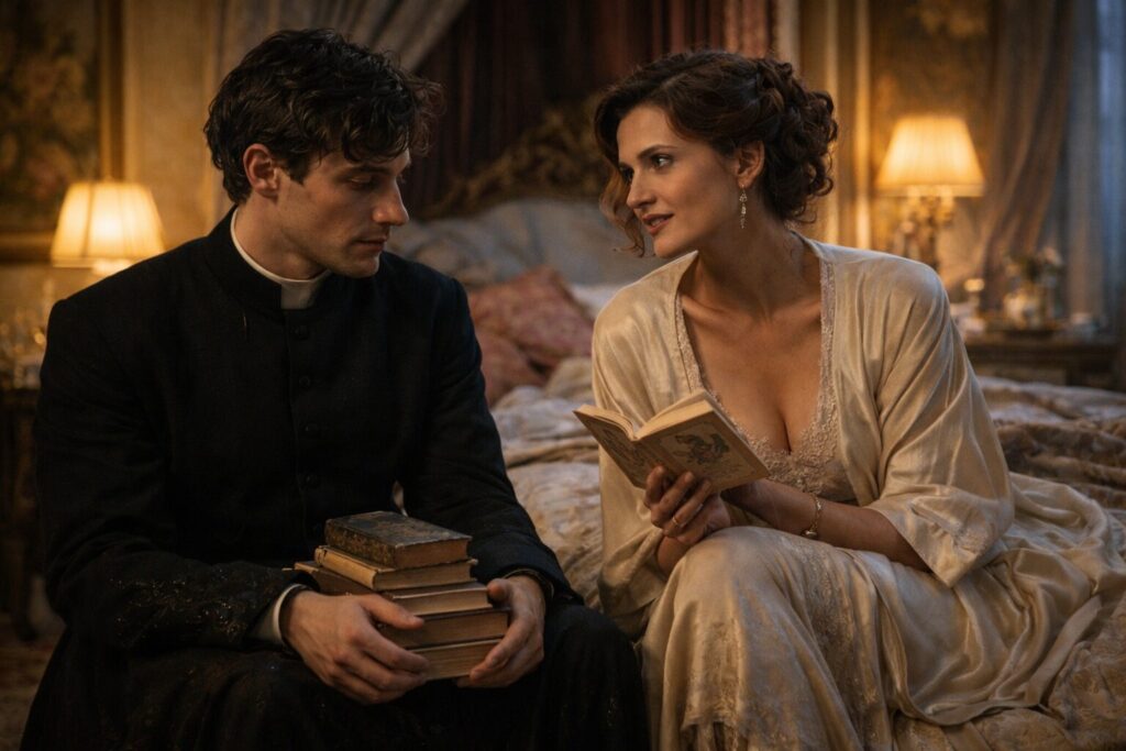 „Altorių šešėly“ II dalis „Eina gyvenimas“ – gyvenimas tarp pareigos ir asmeninių jausmų