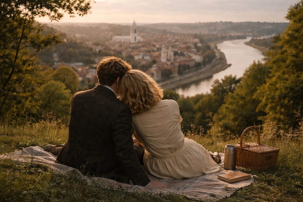 „Altorių šešėly“ siužetas III dalis „Išsivadavimas“ – Liudas Vasaris ir Auksė Gražulytė Fredos šlaituose, brandžios meilės ir galutinio apsisprendimo nuojauta