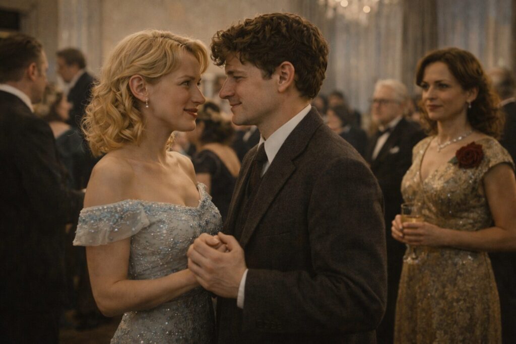 „Altorių šešėly“ siužetas III dalis „Išsivadavimas“ – Trijų Karalių balius Kaune Liudas Vasaris viešai pasirodo su Aukse Gražulyte ir nutolsta nuo Liucijos