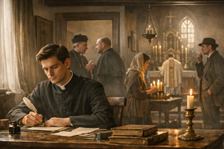 „Altorių šešėly“ siužetas kas vyksta kiekvienoje romano dalyje