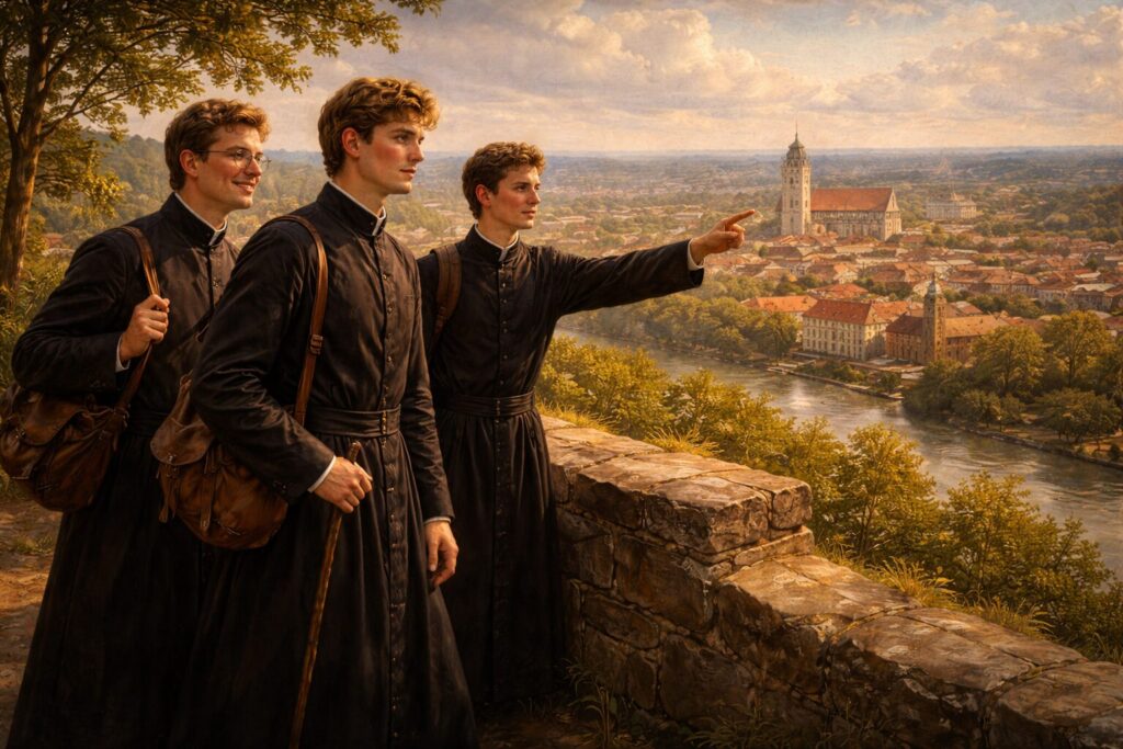 „Altorių šešėly“ siužetas I dalis „Bandymų dienos“ – kelionė į Vilnių ir Trakus, laisvės pojūtis ir Liudo Vasario vidinis konfliktas