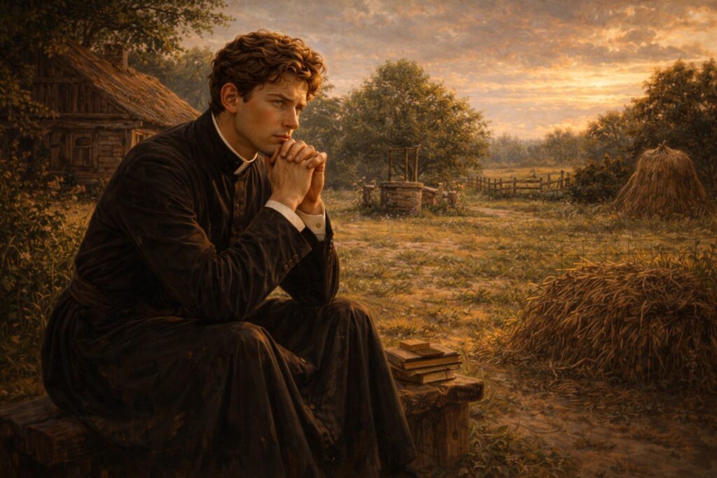 „Altorių šešėly“ siužetas I dalis „Bandymų dienos“ – neramios vasaros atostogos, Liudo Vasario laukimas ir vidinė kova prieš lemtingą sprendimą