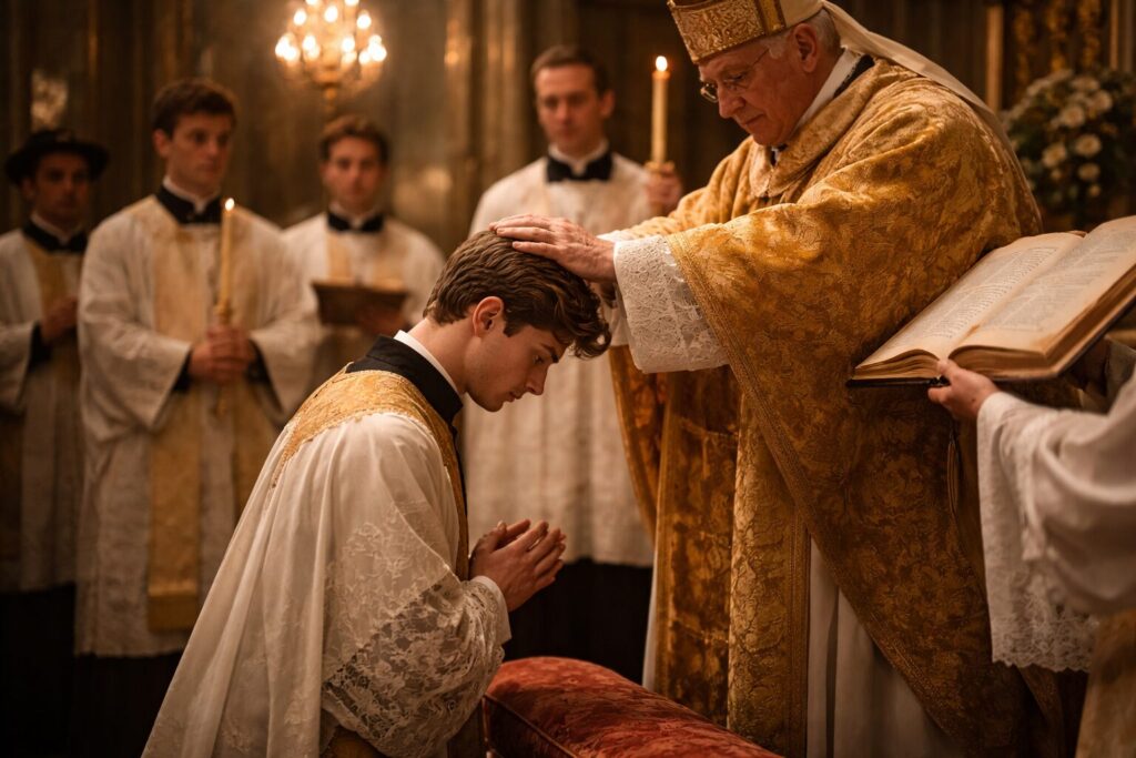 „Altorių šešėly“ siužetas I dalis „Bandymų dienos“ – Liudo Vasario šventimai ir vidinis lūžis